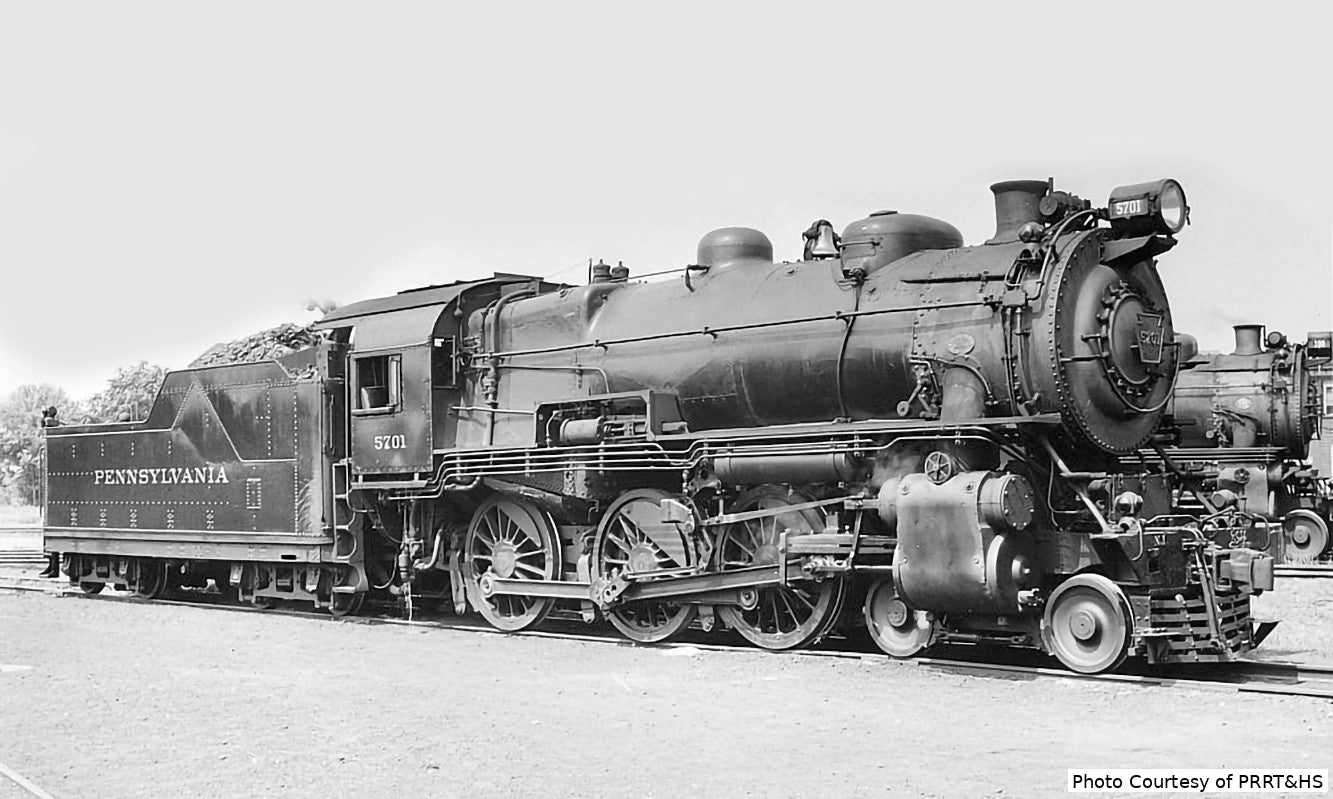 10628 PRR G5 4-6-0, #3108, Post-1940 Appearance, Paragon4 Sound/DC/DCC, Smoke, HO