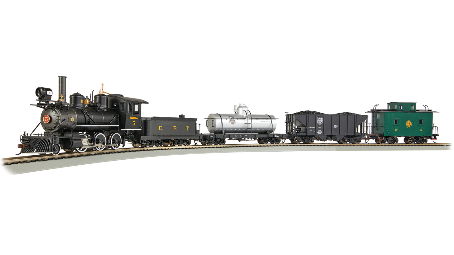 On30 Scale Bachmann 25025 EAST BROAD TOP - FREIGHT Starter Train Set