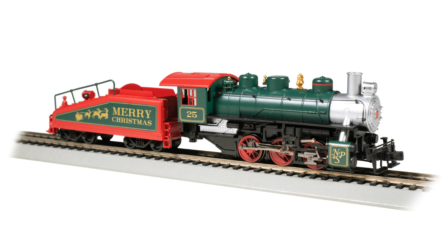 HO Scale USRA 0-6-0 w/ Smoke & Slope Tender - North Pole & Southern® #25