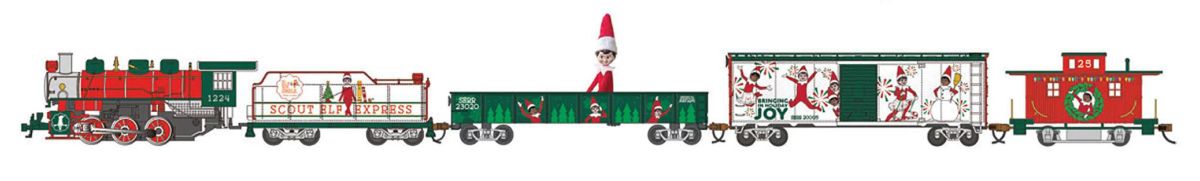 Bachmann 00779 HO Elf On The Shelf Scout Elf Express Freight Set/0-6-0