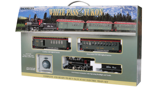 On30 Scale Bachmann 25024 White Pass & Yukon Starter Train Set
