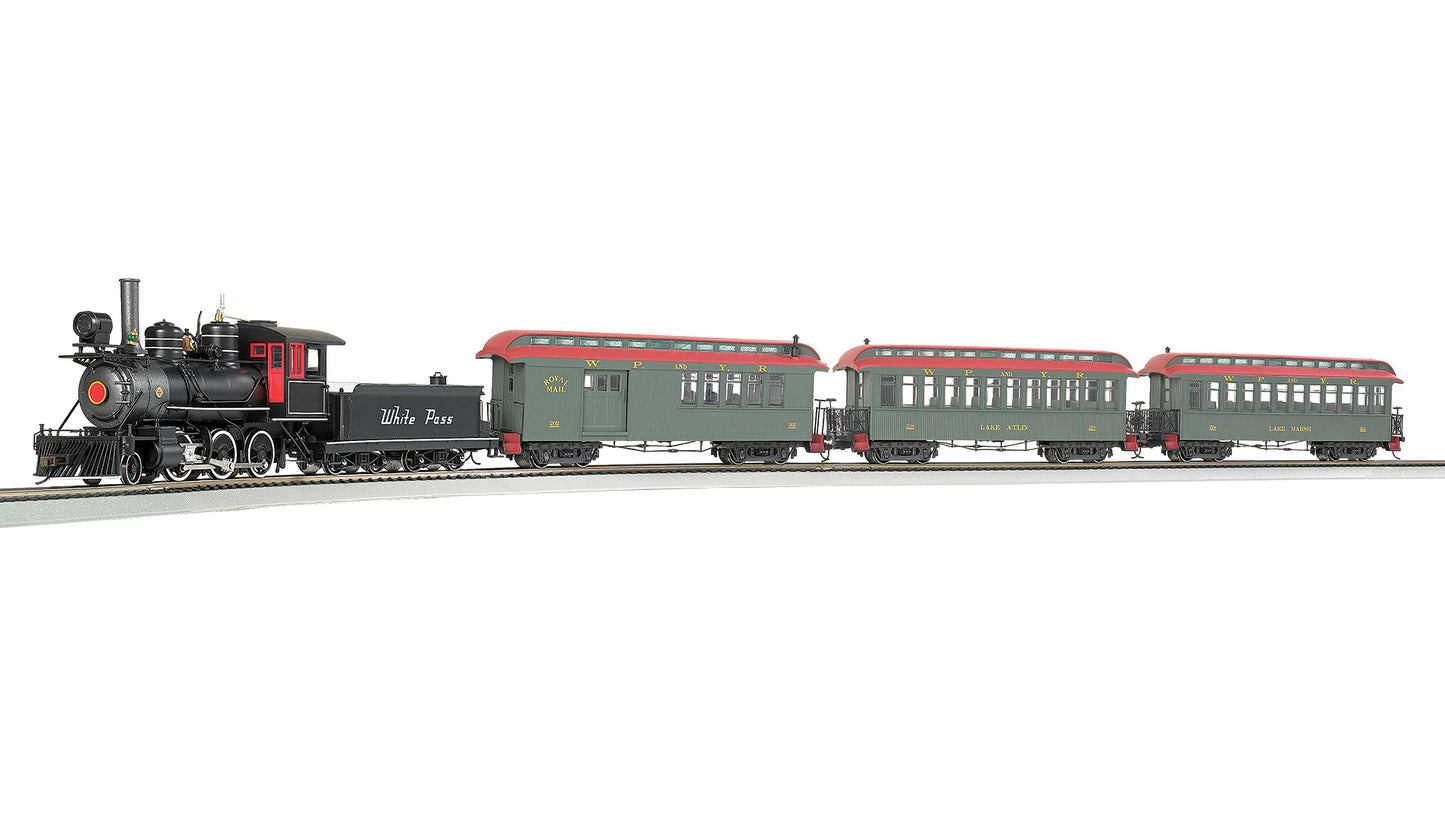 On30 Scale Bachmann 25024 White Pass & Yukon Starter Train Set