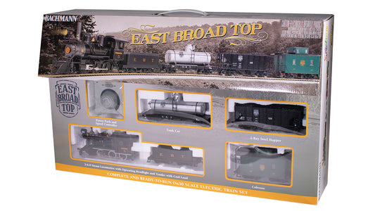 On30 Scale Bachmann 25025 EAST BROAD TOP - FREIGHT Starter Train Set
