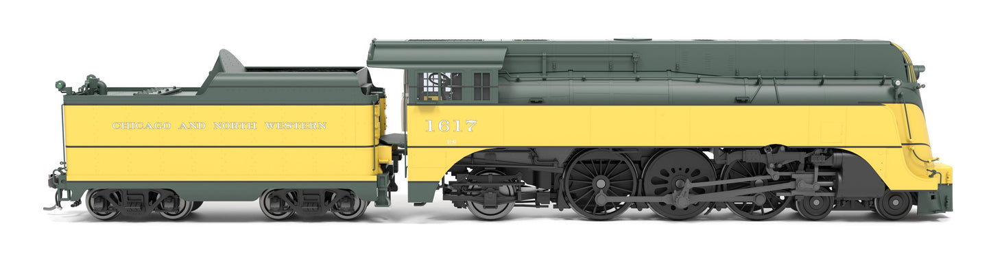 HO Scale 9543 C&NW 4-6-2 "Yellow Jacket", #1620, 1942 Appearance, No-Sound / DCC-Ready