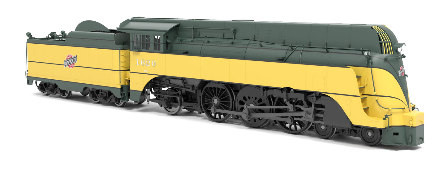HO Scale 9549 C&NW 4-6-2 "Yellow Jacket", #617, 1952 Appearance, No-Sound / DCC-Ready