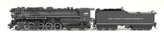 HO Scale 9612 Lima Locomotive Works #1, 1920's Appearance, Paragon4 Sound/DC/DCC, w/ Smoke