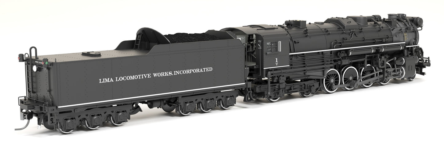 HO Scale 9613 Lima Locomotive Works #1, 1920's Appearance, No-Sound / DCC-Ready